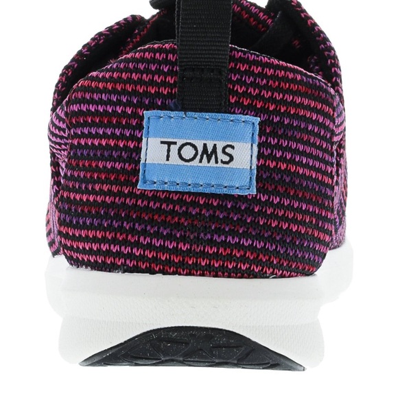 *NWT* Tom’s Black Plum Del Rey LaceUp Sneakers Sz 8 - Picture 4 of 9